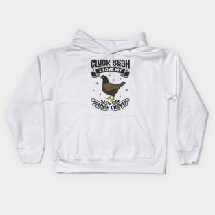 I love my Cornish Chicken - Cluck Yeah Kids Hoodie